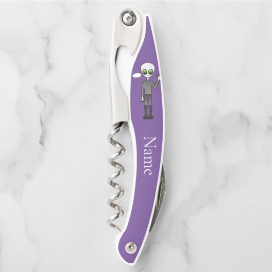 Friendly Waving Alien Thunder_Cove Kurkentrekker (Voorkant)