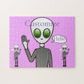 Friendly Waving Alien Thunder_Cove Legpuzzel (Horizontaal)