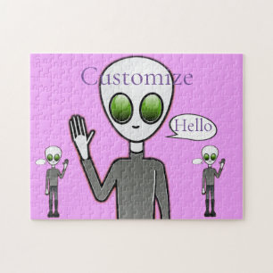 Friendly Waving Alien Thunder_Cove Legpuzzel