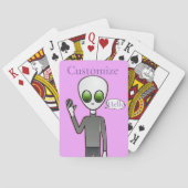 Friendly Waving Alien Thunder_Cove Pokerkaarten (Achterkant)