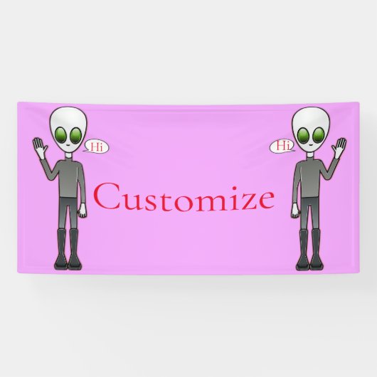 Friendly Waving Alien Thunder_Cove Spandoek (Horizontaal)