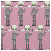 Friendly Waving Alien Thunder_Cove Stof (Swatch)