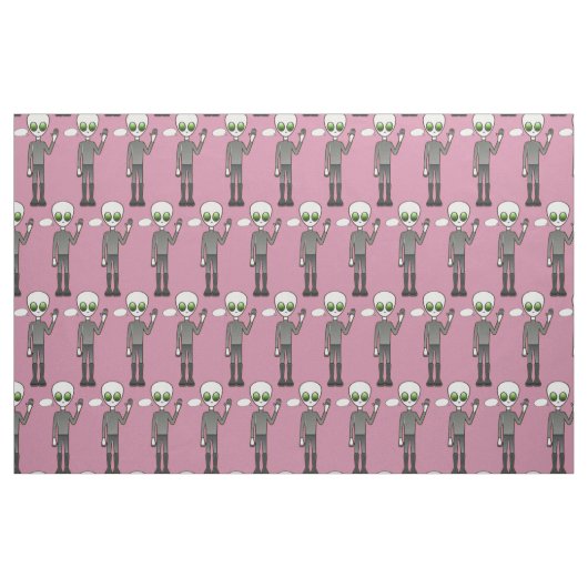 Friendly Waving Alien Thunder_Cove Stof (Fat Quarter)