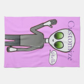 Friendly Waving Alien Thunder_Cove Theedoek (Horizontaal)