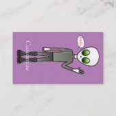 Friendly Waving Alien Thunder_Cove Visitekaartje (Achterkant)