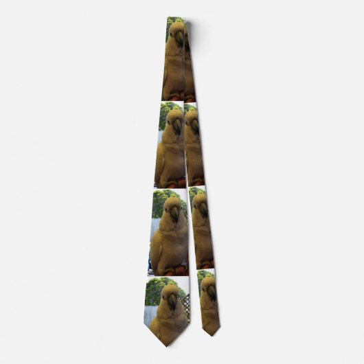 Friendly White Aussie Cockatau, Stropdas (Voorkant)