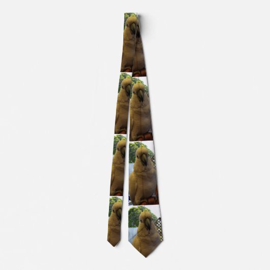 Friendly White Aussie Cockatau, Stropdas (Achterkant)