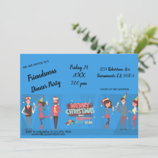 Friendmas - Uitnodiging voor feestdagen