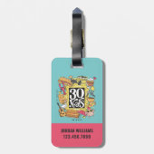 FRIENDS™ | 30 jaar grafisch Bagagelabel (Achterkant verticaal)