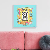 FRIENDS™ | 30 jaar grafisch Canvas Afdruk (Insitu (Woonkamer))