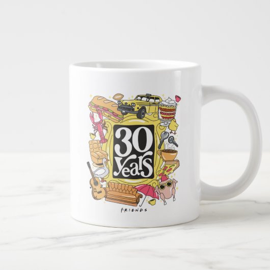 FRIENDS™ | 30 jaar grafisch Grote Koffiekop (Rechts)