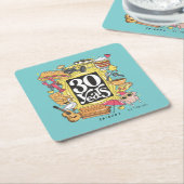 FRIENDS™ | 30 jaar grafisch Kartonnen Onderzetters (Schuin)