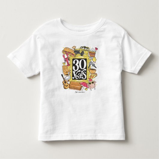 FRIENDS™ | 30 jaar grafisch Kinder Shirts (Voorkant)
