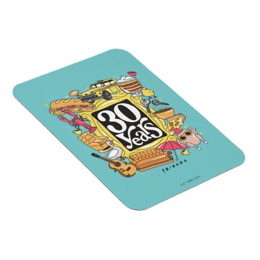 FRIENDS™ | 30 jaar grafisch Magneet (Rechterzijde)