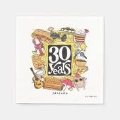 FRIENDS™ | 30 jaar grafisch Servet (Voorkant)