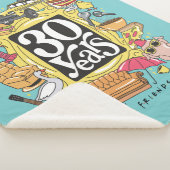 FRIENDS™ | 30 jaar grafisch Sherpa Deken (3/4)