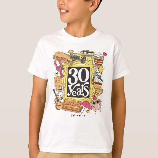 FRIENDS™ | 30 jaar grafisch T-shirt (Voorkant)
