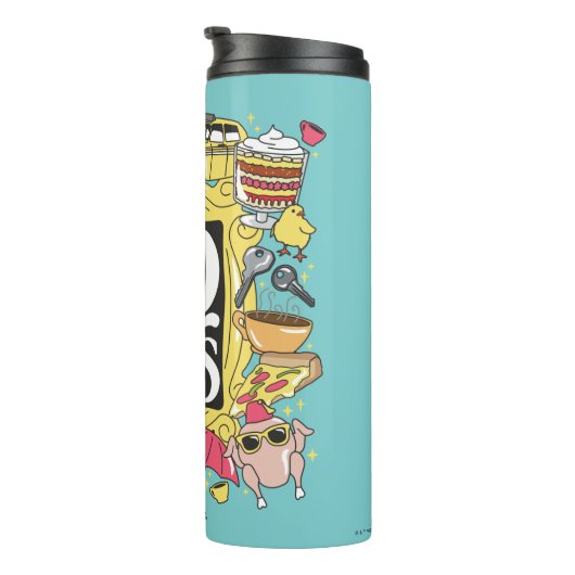 FRIENDS™ | 30 jaar grafisch Thermosbeker (Geroteerd rechts)