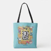 FRIENDS™ | 30 jaar grafisch Tote Bag (Achterkant)
