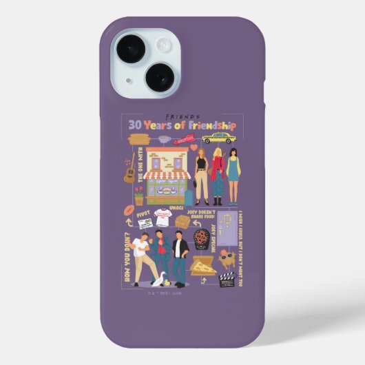 FRIENDS™ | 30 jaar vriendschap Case-Mate iPhone Case (Achterkant)