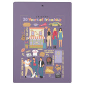 FRIENDS™ | 30 jaar vriendschap Klembord (Achterkant)