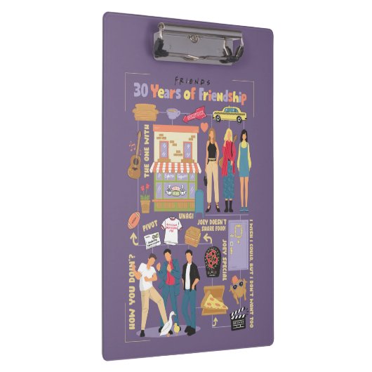 FRIENDS™ | 30 jaar vriendschap Klembord (Rechts)