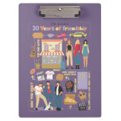 FRIENDS™ | 30 jaar vriendschap Klembord (Voorkant)