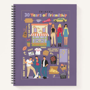 FRIENDS™ 30 jaar vriendschap Notitieboek