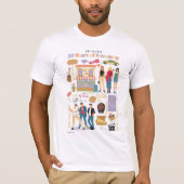 FRIENDS™ | 30 jaar vriendschap T-shirt (Voorkant)