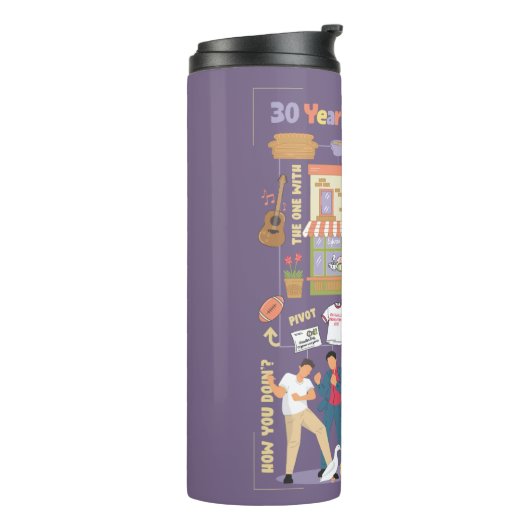 FRIENDS™ | 30 jaar vriendschap Thermosbeker (Gedraaid links)