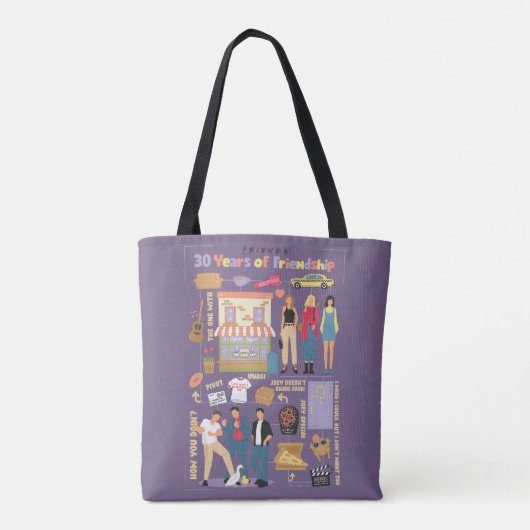 FRIENDS™ | 30 jaar vriendschap Tote Bag (Achterkant)