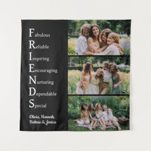 FRIENDS Aangepaste Foto Wandtapijt Wandkleed