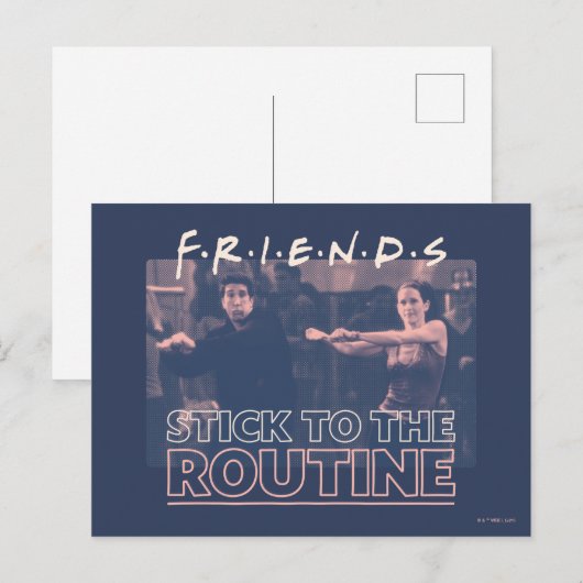 FRIENDS™ | Aankruisen aan de Routine Briefkaart (Voorkant / Achterkant)