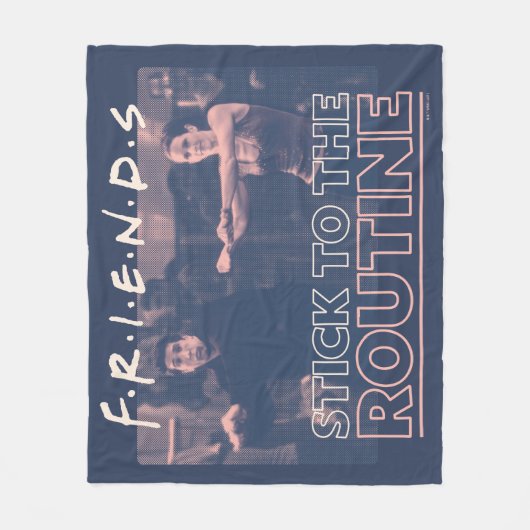 FRIENDS™ | Aankruisen aan de Routine Fleece Deken (Voorkant)