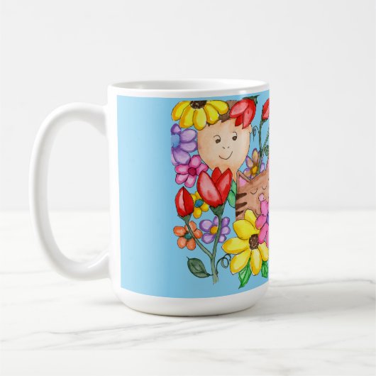 Friends Among the Flowers Koffiemok (Links)