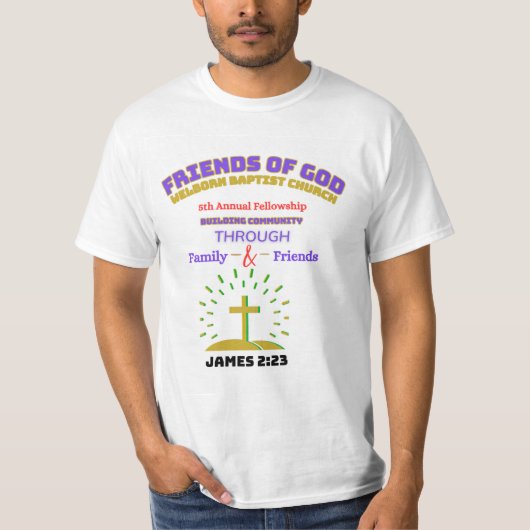 Friends and Family Day T-shirt  (Voorkant)