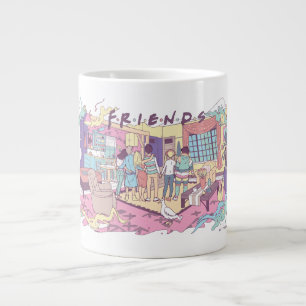 FRIENDS™   Appartement Cartoon Grote Koffiekop
