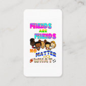 Friends Are Friends No Matter What Kortingskaartje (Voorkant)