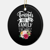 Friends Are Keramisch Ornament (Links)