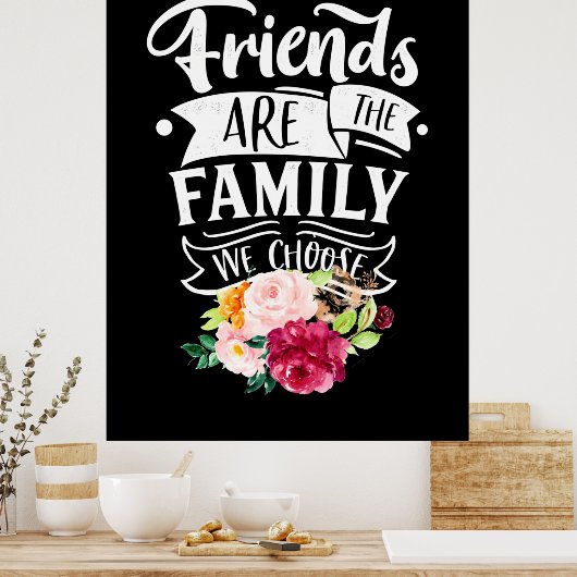 Friends Are Poster (Keuken)