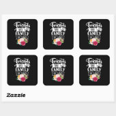 Friends Are Vierkante Sticker (Vel)