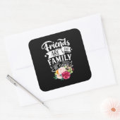 Friends Are Vierkante Sticker (Envelop)