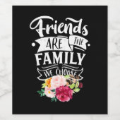 Friends Are Wijn Etiket (Enkel label)