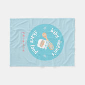 FRIENDS™ | Baby deelt geen voedsel Fleece Deken (Voorkant (Horizontaal))