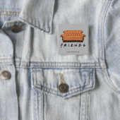 FRIENDS™ Bank Vierkante Button 5,1 Cm (In situ)