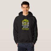 Friends Become Family Sayings Relatives Sarcastic  Hoodie (Voorkant volledig)