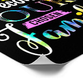 Friends Become Our Chosen Family Friendship Funny Poster (Hoek)