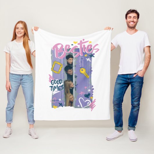 FRIENDS™ | Beste vrienden Fleece Deken (In situ)