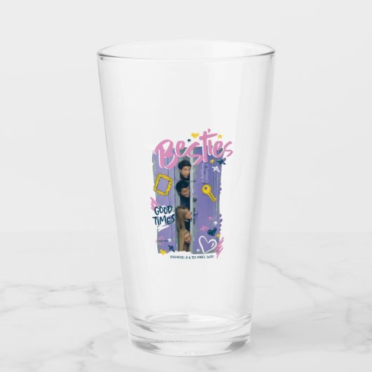 FRIENDS™ | Beste vrienden Glas (Voorkant)