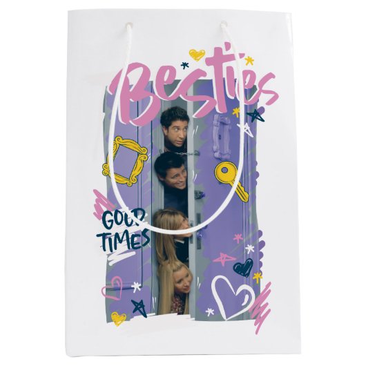 FRIENDS™ | Besties Medium Cadeauzakje (Voorkant)